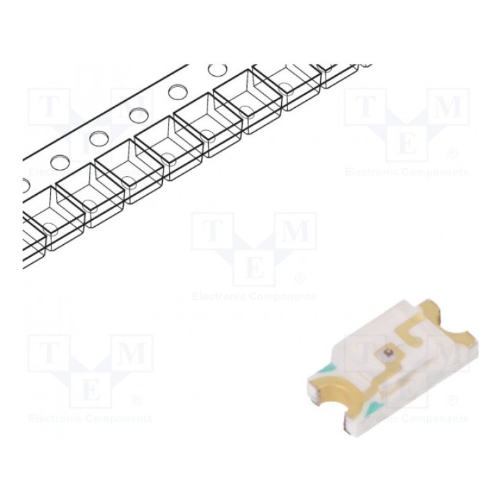 LED SMD 1206 красный 15?38мкд EVERLIGHT 15-21SURCS530-A2TR8 (15-21SURC-S530-A2)
