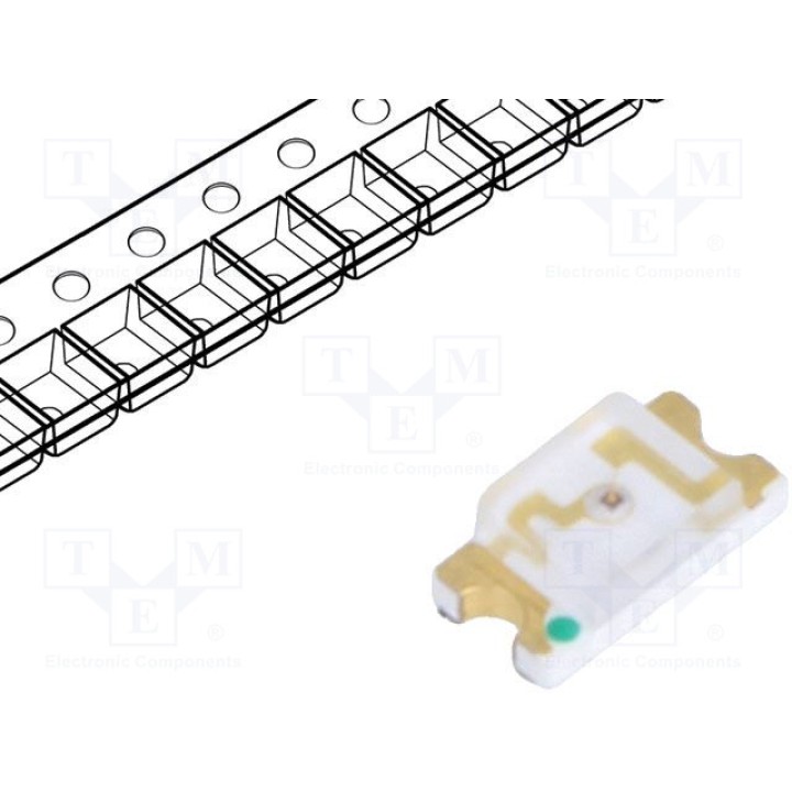 LED SMD 1206 красный 80мкд FORYARD FYLS-1206URC (FYLS-1206URC)