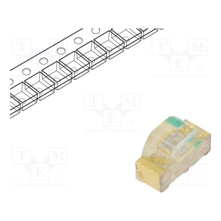 LED SMD 0604 голубой 15?55мкд BROADCOM (AVAGO) HSMR-C120 (HSMR-C120)