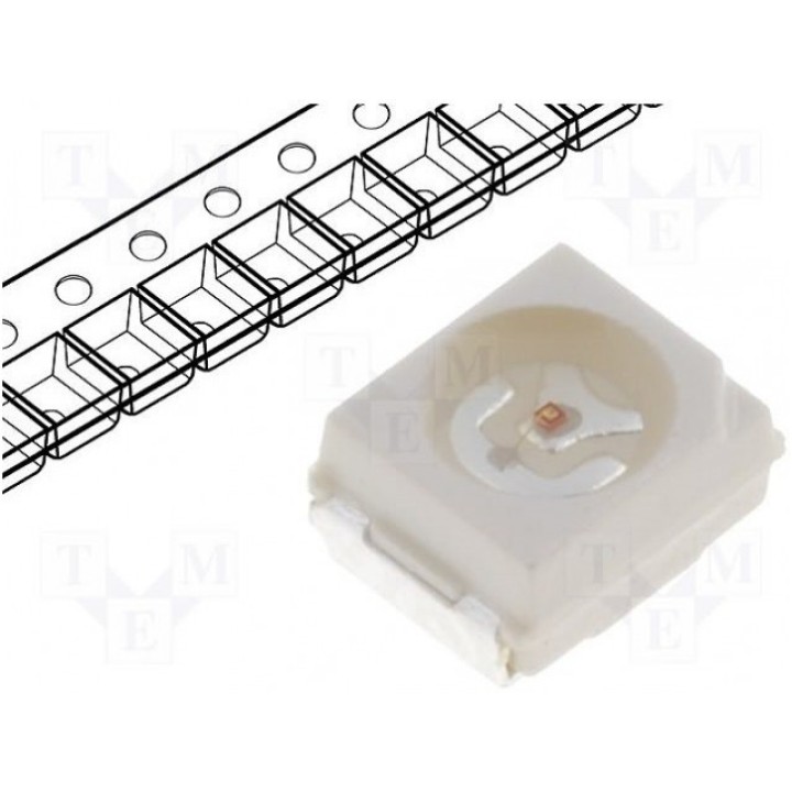 LED SMD 3528PLCC2 зеленый KINGBRIGHT ELECTRONIC KA-3528MGS (KA-3528MGS)
