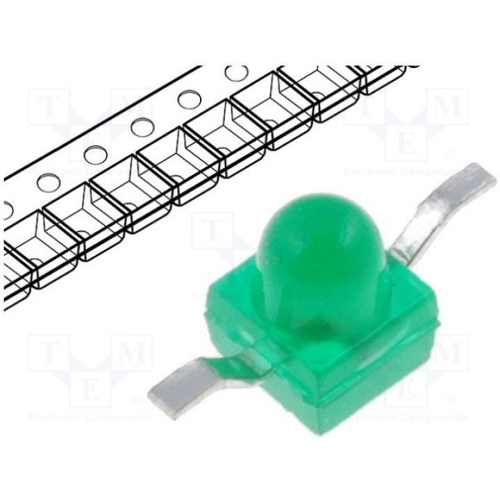 LED SMD Gull wing KINGBRIGHT ELECTRONIC KM-27SGD-09 (KM-27SGD-09)
