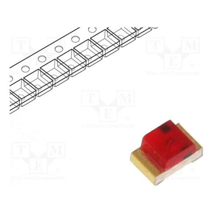 LED SMD 0805 красный 5?12мкд KINGBRIGHT ELECTRONIC KP-2012ID (KP-2012ID)