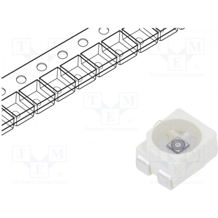 CRLED SMD 3528PLCC4 зеленый OPTOSUPPLY OSG5DAS3C1A-CRLED18 (OSG5DAS3C1A-CR18)