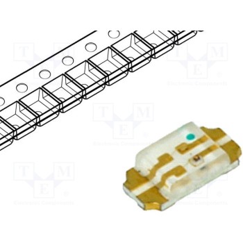 LED SMD 1206 красный/зеленый OPTOSUPPLY OSRP1206C1F