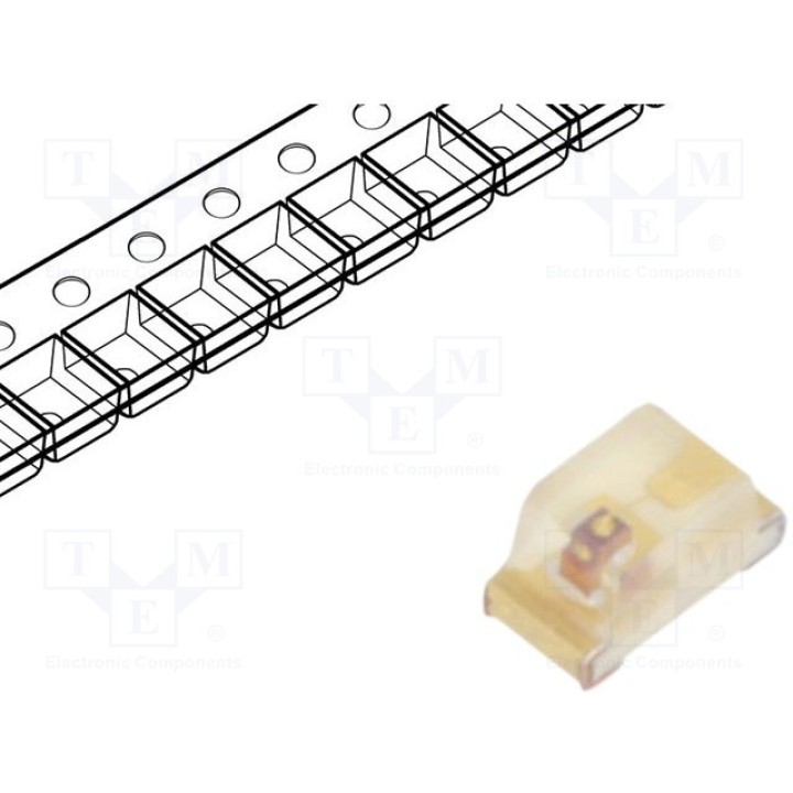 LED SMD 0603 красный 14?4мкд ROHM SEMICONDUCTOR SML-310VTT86 (SML-310VTT86)