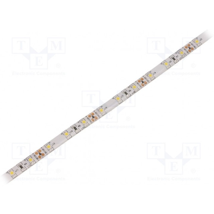 Лента LED белый холодный LED/м 60 SMD WISVA OPTOELECTRONICS HH-S60F008-3528-12 CW WHITE PCB IP65A (HH-50KGG-3528FWAA)