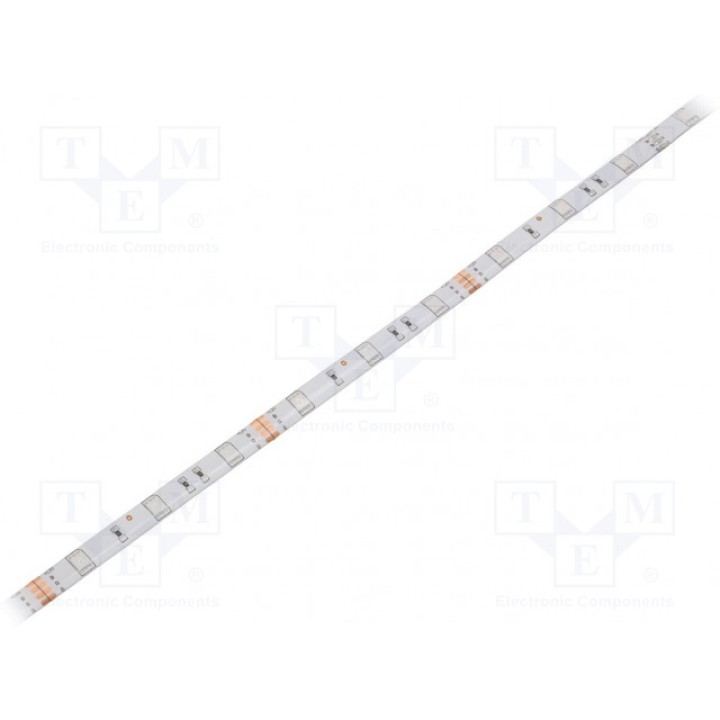 Лента LED RGB LED/м 30 SMD 5050 WISVA OPTOELECTRONICS HH-SRGB30F010-5050-12 WHITE PCB IP65A (HH-RGBAI-5050FWAA)