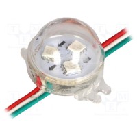 Модуль LED Цвет RGB WORLDSEMI HC-F12V-F30-3L-T
