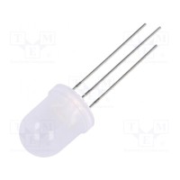 LED 10мм двухцветный красный/зеленый KINGBRIGHT ELECTRONIC L-819SURKSGW
