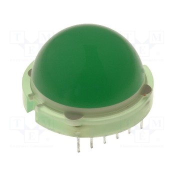 LED 20мм зеленый 40-75мкд KINGBRIGHT ELECTRONIC DLA-6SGD