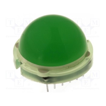 LED 20мм зеленый 8-40мкд KINGBRIGHT ELECTRONIC DLC-6GD