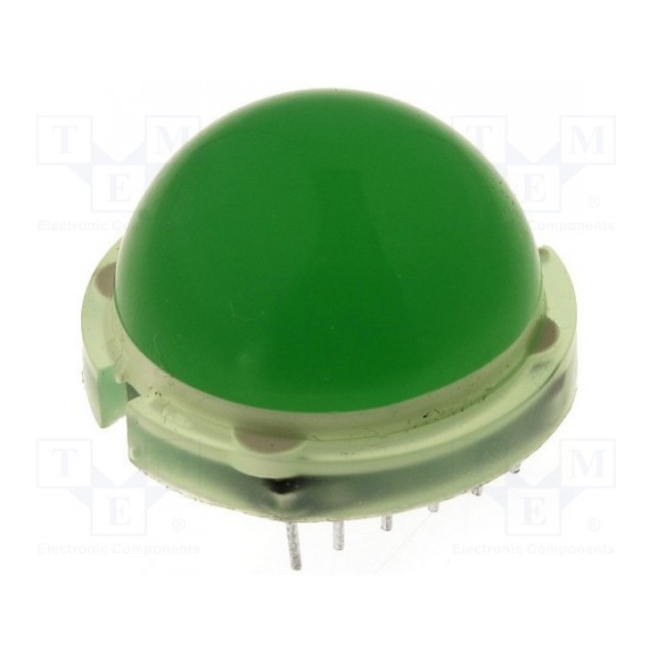 LED 20мм зеленый 8?40мкд KINGBRIGHT ELECTRONIC DLC-6GD (DLC-6GD)