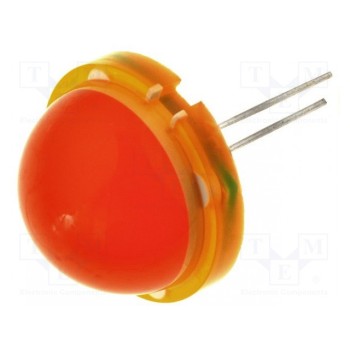 LED 20мм оранжевый KINGBRIGHT ELECTRONIC DLC2-6ED