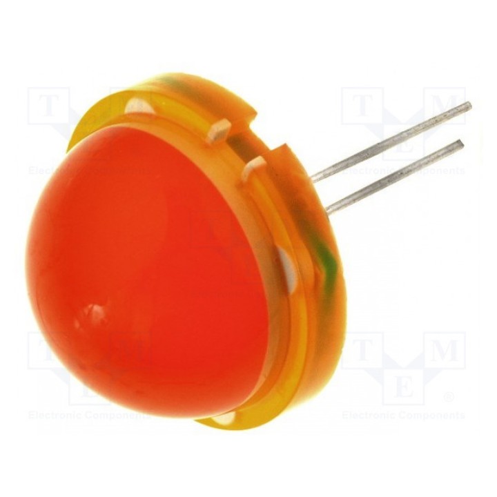 LED 20мм оранжевый KINGBRIGHT ELECTRONIC DLC2-6ED (DLC2-6ED)