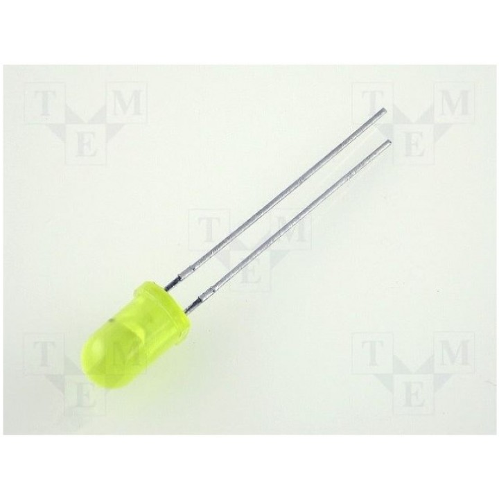 LED 5мм желтый KINGBRIGHT ELECTRONIC L-53YD-12V (L-53YD-12V)