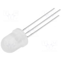 LED 8мм двухцветный красный/зеленый KINGBRIGHT ELECTRONIC L-799SURKCGKW