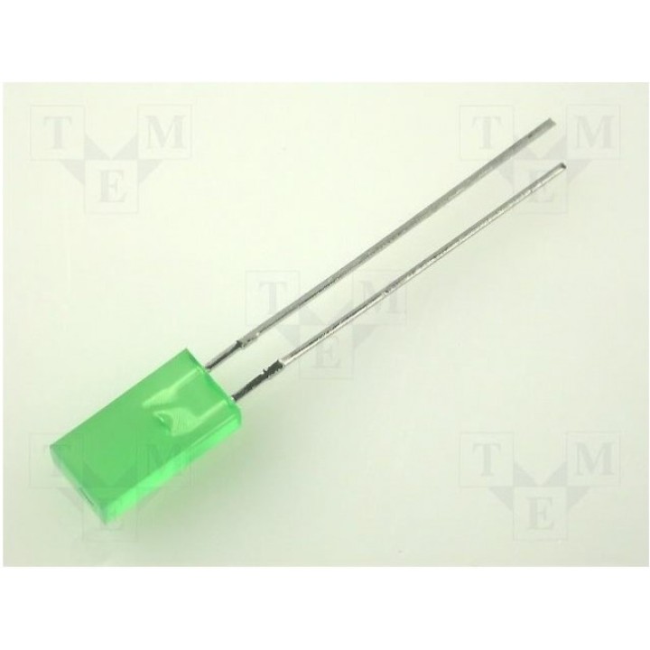 LED прямоугольная 5x25мм KINGBRIGHT ELECTRONIC L-383GDT (L-383GDT)