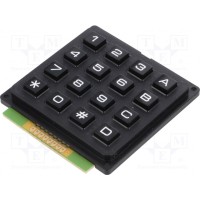 Клавиатура пластик количество кнопок 16 ACCORD AK-1604-N-BBW