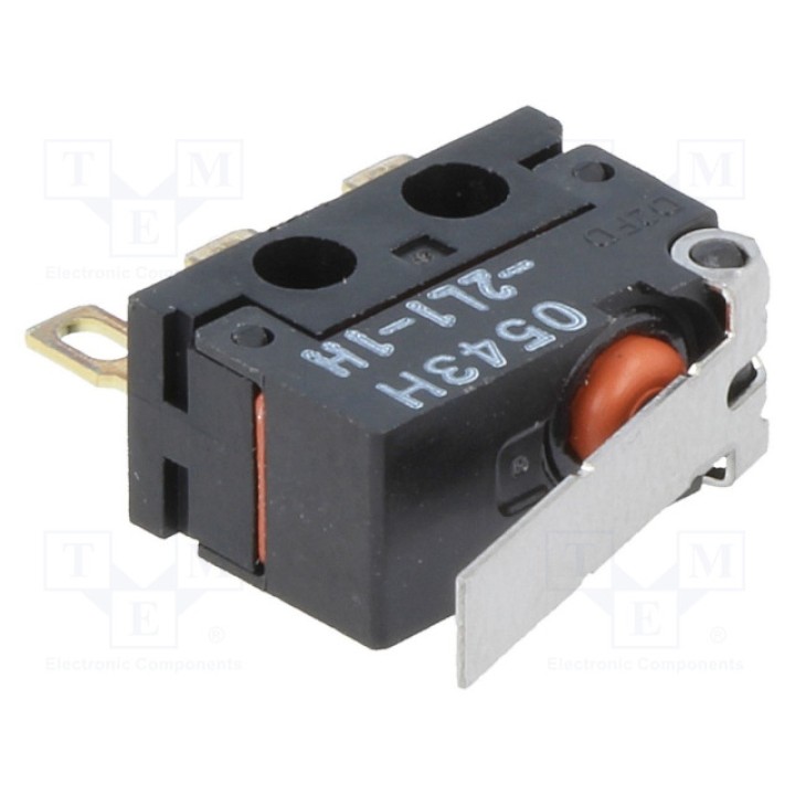 Микропереключатель snap action с рычагом OMRON D2FD-2L1-1H (D2FD-2L1-1H)