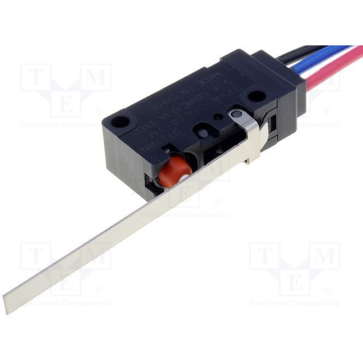 Микропереключатель snap action с рычагом OMRON D2VW-01L1B-1M (D2VW-01L1B-1M)