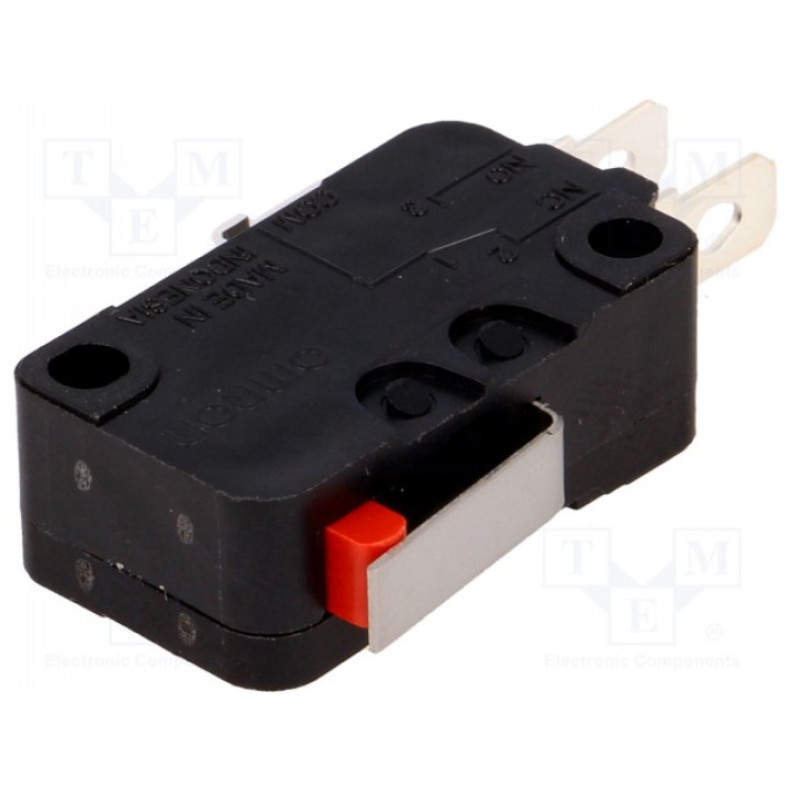 Микропереключатель snap action с рычагом OMRON D3V-161-1A5 (D3V-161-1A5)