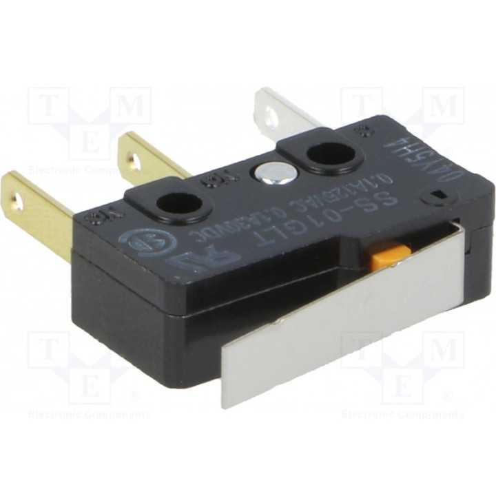 Микропереключатель snap action с рычагом OMRON SS-01GLT (SS-01GLT)