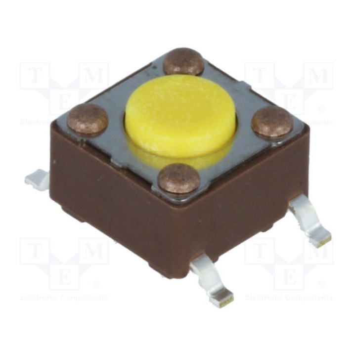 Тактовая кнопка spst-no DIPTRONICS DTSM-61Y-V-B (DTSM-61Y-V-B)
