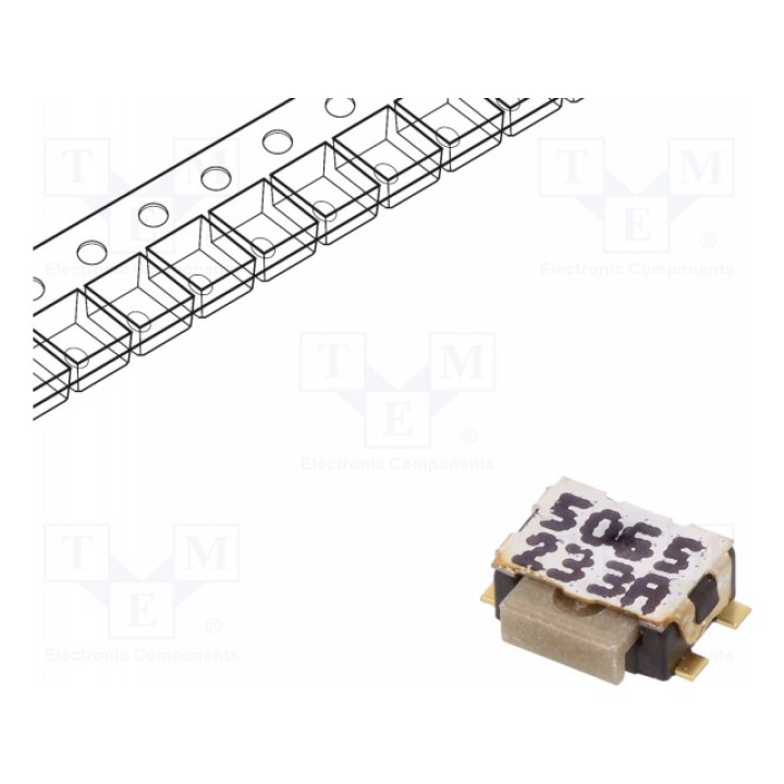 Тактовая кнопка spst-no C&K Y28B23310FP (KMS233GLFG)