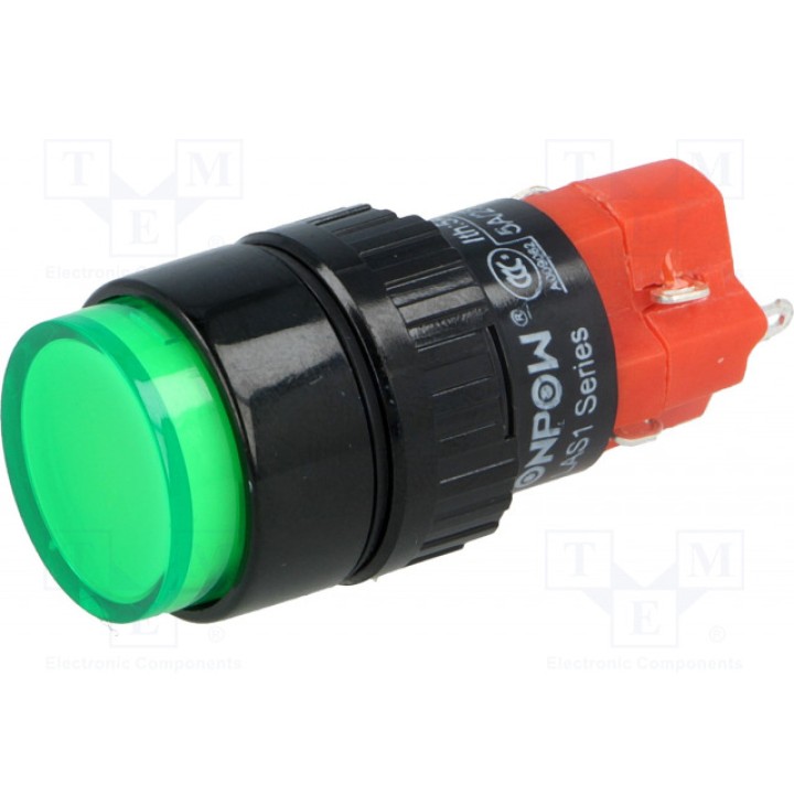 Кнопочный переключатель 2 положенияONPOW V16Y-11-230G (V16Y-11-230G)