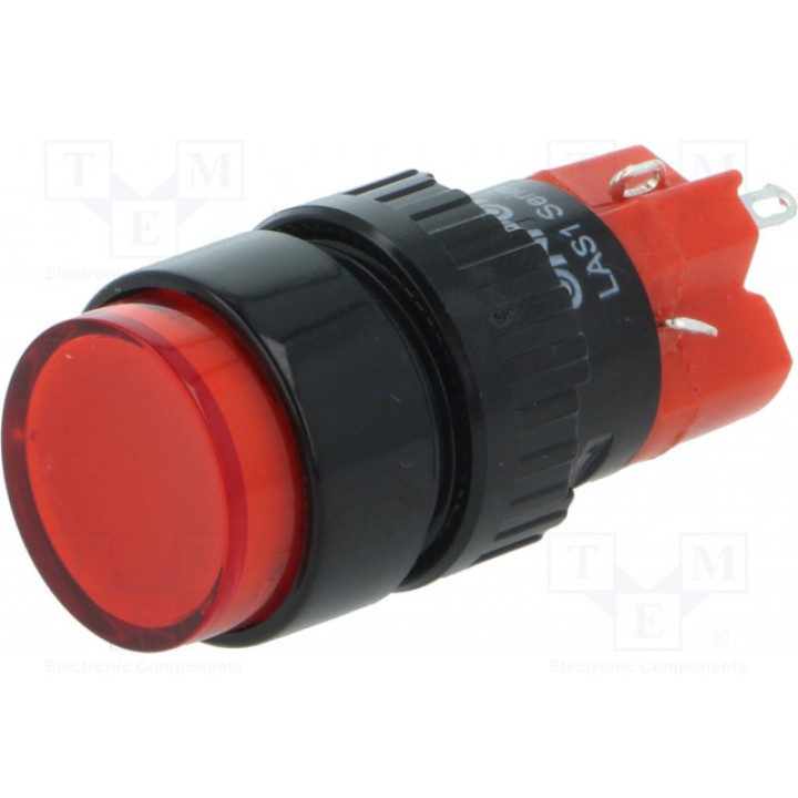 Кнопочный переключатель 2 положенияONPOW V16Y-11-230R (V16Y-11-230R)