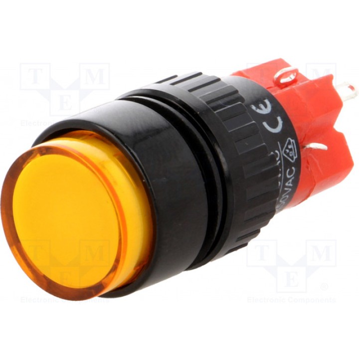 Кнопочный переключатель 2 положенияONPOW V16Y-11Z-230O (V16Y-11Z-230O)