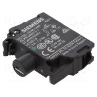 Элемент подсветки 22мм SIEMENS 3SU1401-1BF40-1AA0