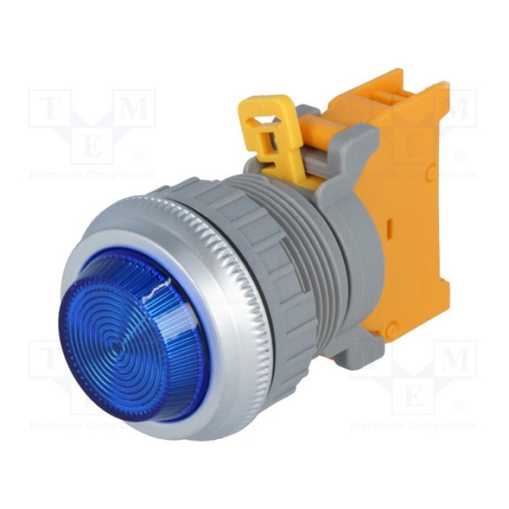 Сигнальная лампа 30мм AUSPICIOUS PLN30A BL WO LAMP (PLN30A-BL)