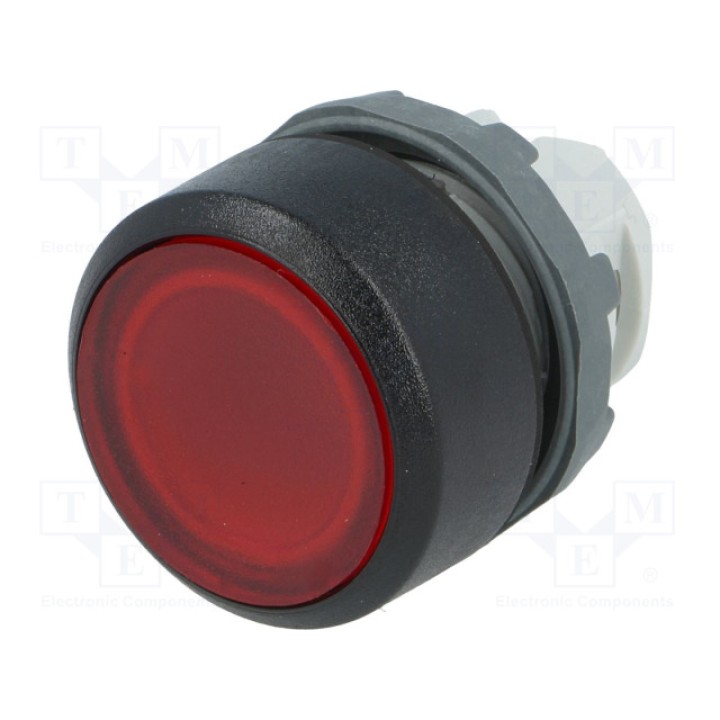 Переключатель кнопочный 1-позиционный ABB 1SFA611100R1101 (MP1-11R)