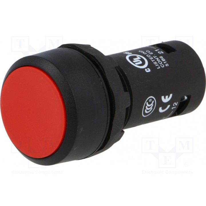 Переключатель кнопочный 1-позиционный ABB 1SFA619100R1041 (CP1-10R-01)