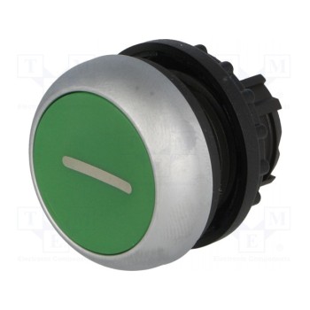 Переключатель кнопочный 1-позиционный EATON ELECTRIC M22-D-G-X1