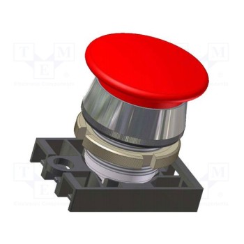 Переключатель кнопочный 1-позиционный PROMET NEK22M-DC