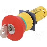 Выключатель аварийной остановки с ключом 2-позиционный SCHNEIDER ELECTRIC XB7NS9444