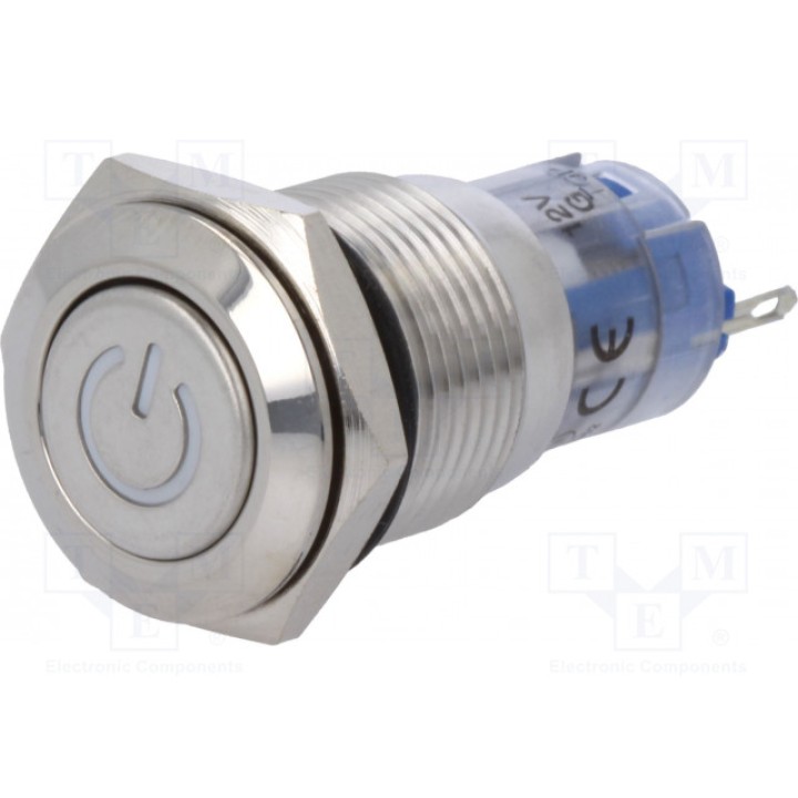 Переключатель антивандальный положения 2 ONPOW (V16-11DT-12G-S)
