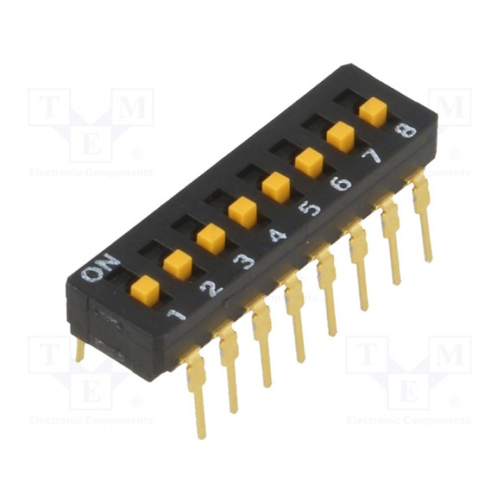 DIP переключатель 8 секционный OMRON A6D-8103 (A6D-8103)