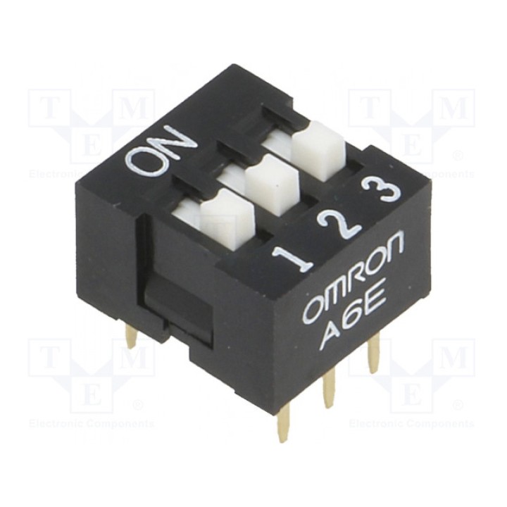 ДИП переключатель 3 секционный OMRON A6E-3104-N (A6E-3104)