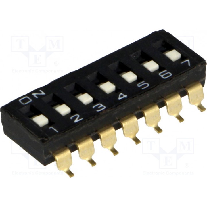 DIP переключатель 7 секционный OMRON A6S-7101-H (A6S-7101-H)