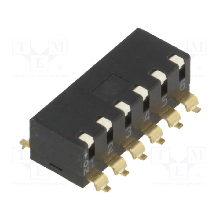 DIP переключатель 6 секционный OMRON A6SR-6101 (A6SR-6101)