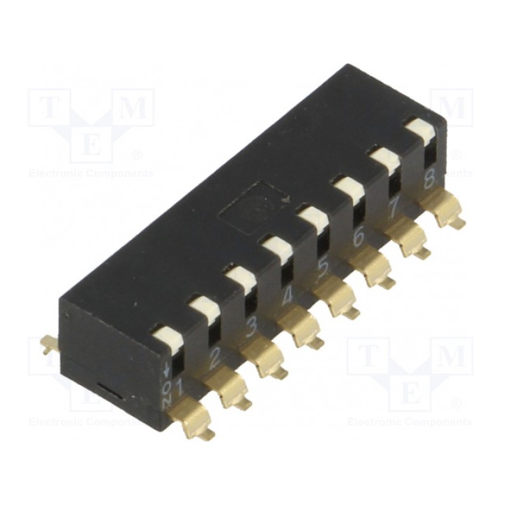 DIP переключатель 8 секционный OMRON A6SR-8101 (A6SR-8101)