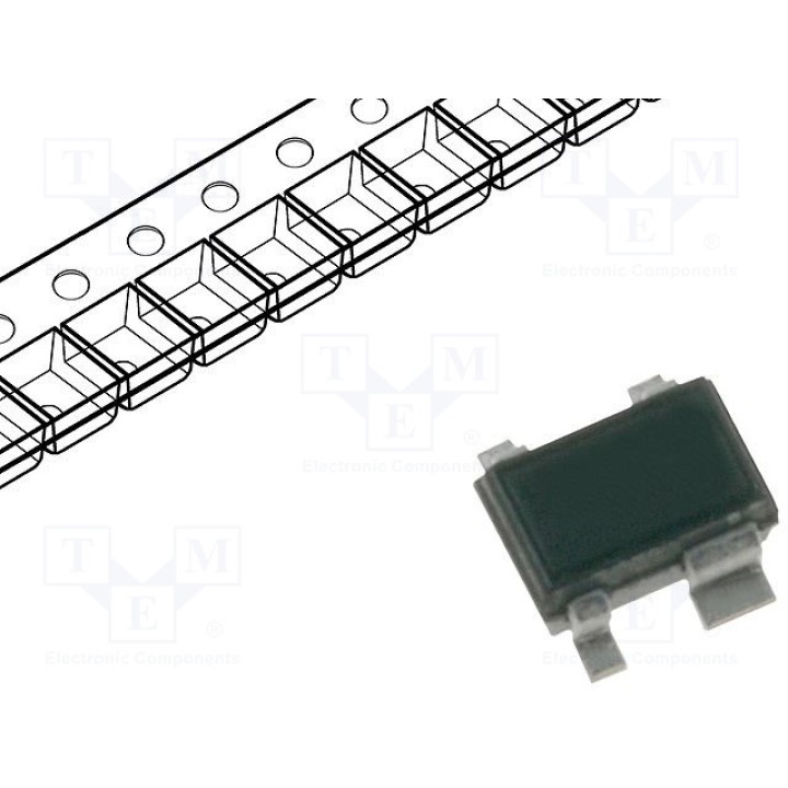 Диод импульсный шоттки smd INFINEON TECHNOLOGIES BAS12507WH6327XTSA1 (BAS12507WH6327XTSA)