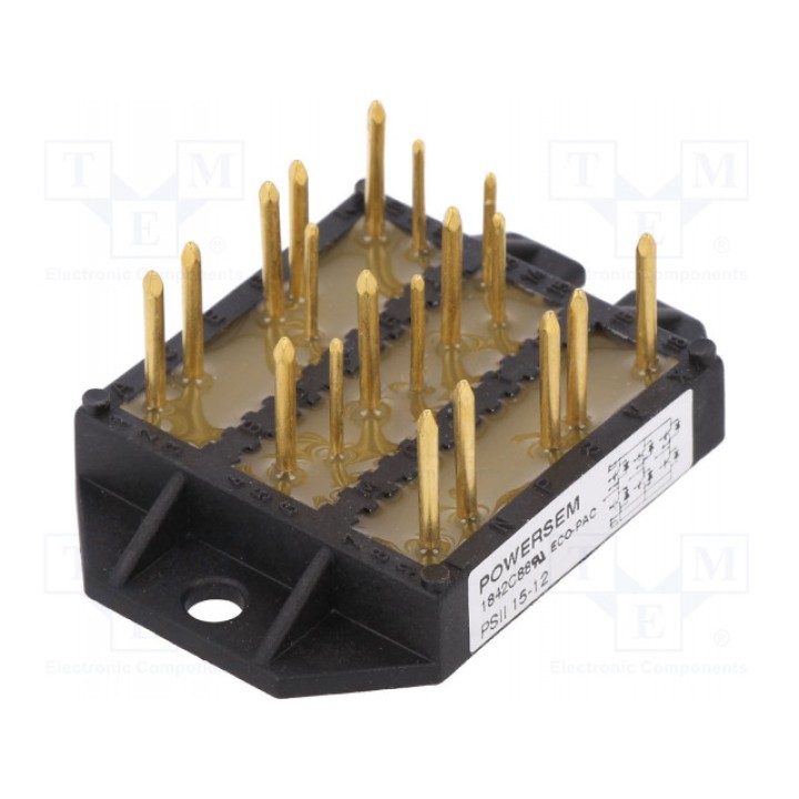 Трехфазный мост igbt urmax 1, 2кв POWERSEM PSII1512 (PSII15/12)