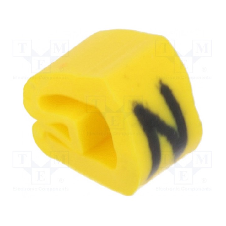 Маркер для проводов и кабеля HELLERMANNTYTON 515-02144 (HGDC2-5-N-PVC-YE)