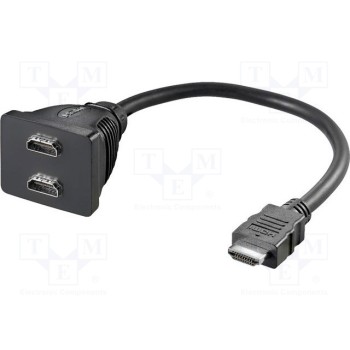 Разветвитель сигнала HDMI Goobay HDMI-2HDMI