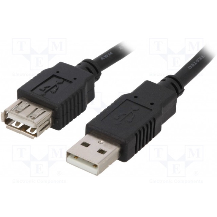 Кабель BQ CABLE CAB-USB2AAF1.8-BK (CAB-USB2AAF-1.8-BK)