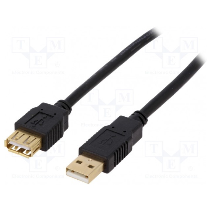 Кабель USB 20 BQ CABLE CAB-USB2AAF1.8G-B (CAB-USB2AAF-1.8G-B)